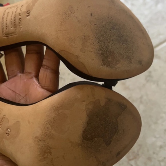 DSQUARED Satin Bejeweled Heels - Picture 5 of 11